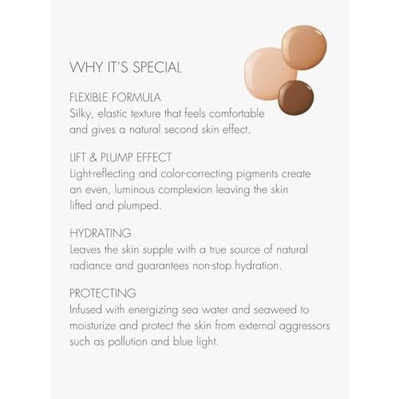 SWEED - Glass Skin Foundation | Long-Lasting Fluid Formula | Hydrate, Moisturize, Lift, Plump, Protect | Vegan, Cruelty-Free, Clean Beauty (03 LIGHT W)