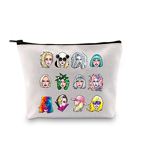 GJTIM Singer Makeup Bag Album Inspired Gift Singer Fan Club Member Zipper Pouch Singer Merchandise Gift for Fan (SInger Character Bag)