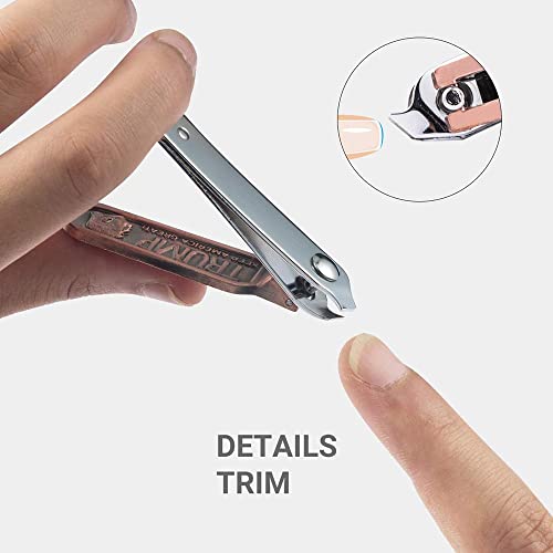 Donald Trump 2024 Keep America Great Nail Clipper Set: Finger, Toe & Oblique Nail Clippers in Silver Stainless Steel