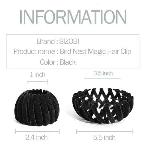 Gift Box Set-7PCS Bird Nest Magic Hair Clip with 7 Colors