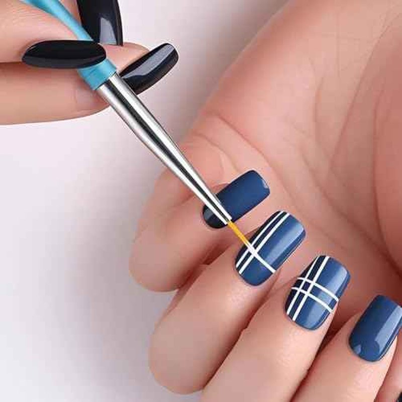 Nail Dotting Tools Set ? 5PCS Dual-Ended Dotting Pens & 3PCS Nail Art Brushes for DIY Nail Art, Painting & Design