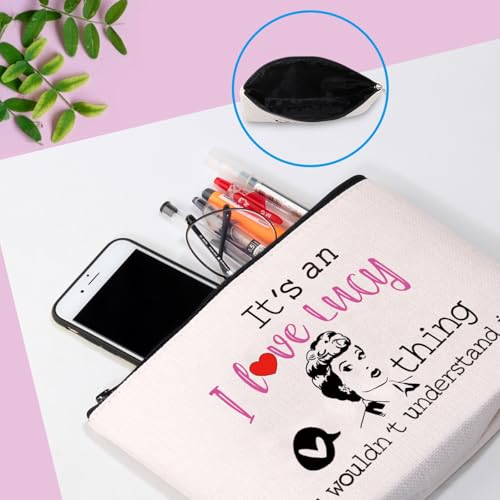 GJTIM TV Show Inspired Gift It¡¯s A Thing You Wouldn¡¯t Understand It Zipper Pouch Makeup Bag for Fans (L thing bag)