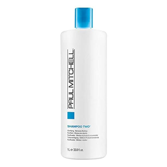 Paul Mitchell Clarifying Shampoo Two - Deep Cleansing Formula for All Hair Types | Ideal for Oily Hair