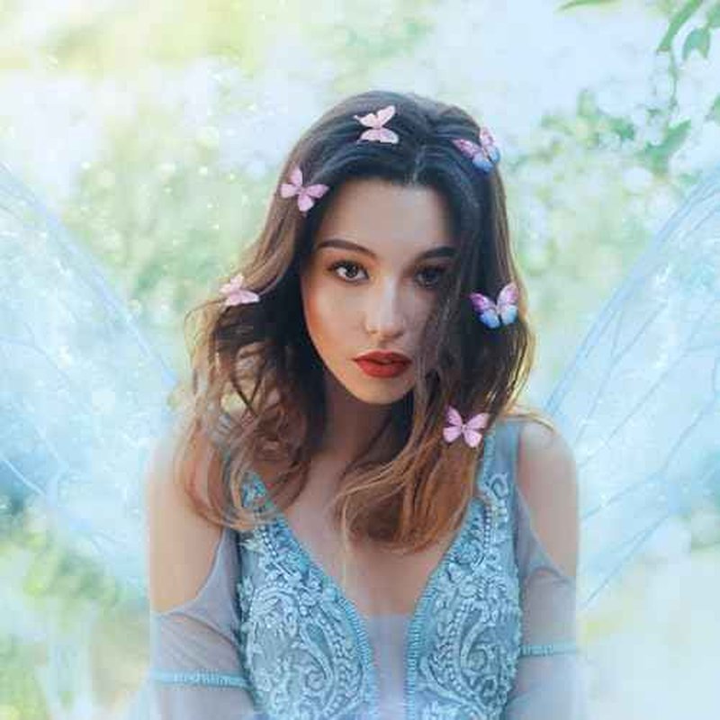 TODDER 20PCS Purple Butterfly Hair Clips for Women and Girls Y2k Fairy Hair Accessories Cute Mini Butterfly Hair Clips for Themed Party, Prom,Birthday, Wedding and Back to School