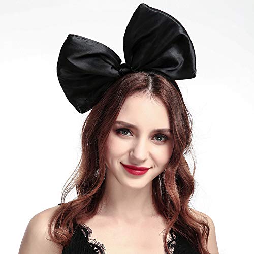 Christmas Birthday Gifts Party Favors Decoration Bow Headband Bowknot Headbands for Women Girls Large Big Bows Hairband