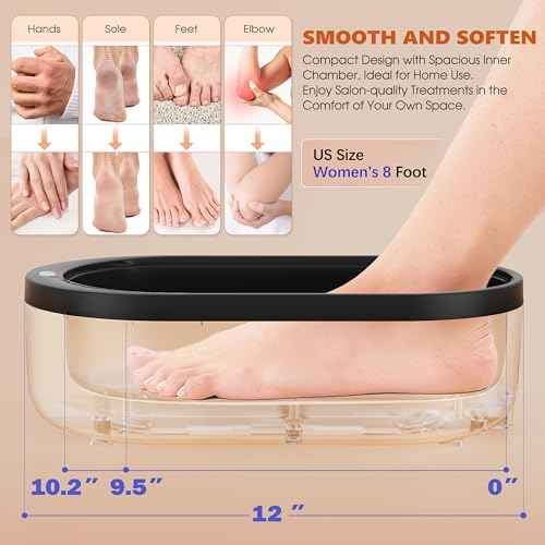 Paraffin Wax Machine for Hand and Feet - 2000ml Paraffin Wax Warmer, Temperature and Reservation Mode, thermostatic Warmer, Nourishing and Moisturizing, Ideal for Home Paraffin Baths (Darkgray)