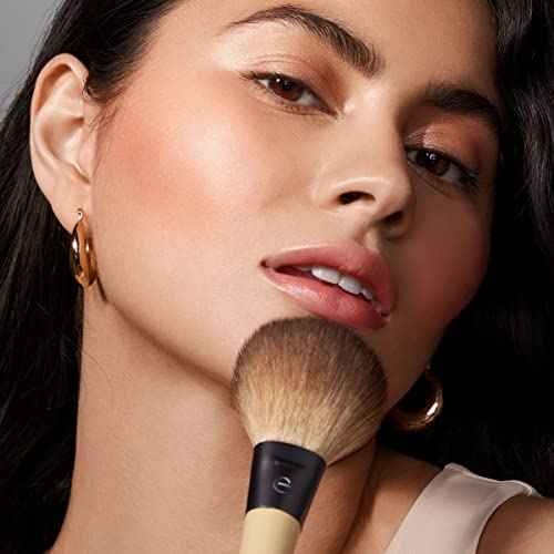 EcoTools Core Five Makeup Brush and Sponge Kit, For Eyeshadow, Blush, Bronzer, Eyeliner, & Foundation, Makeup Blending Sponge, Brush Essentials, 5 Piece Set