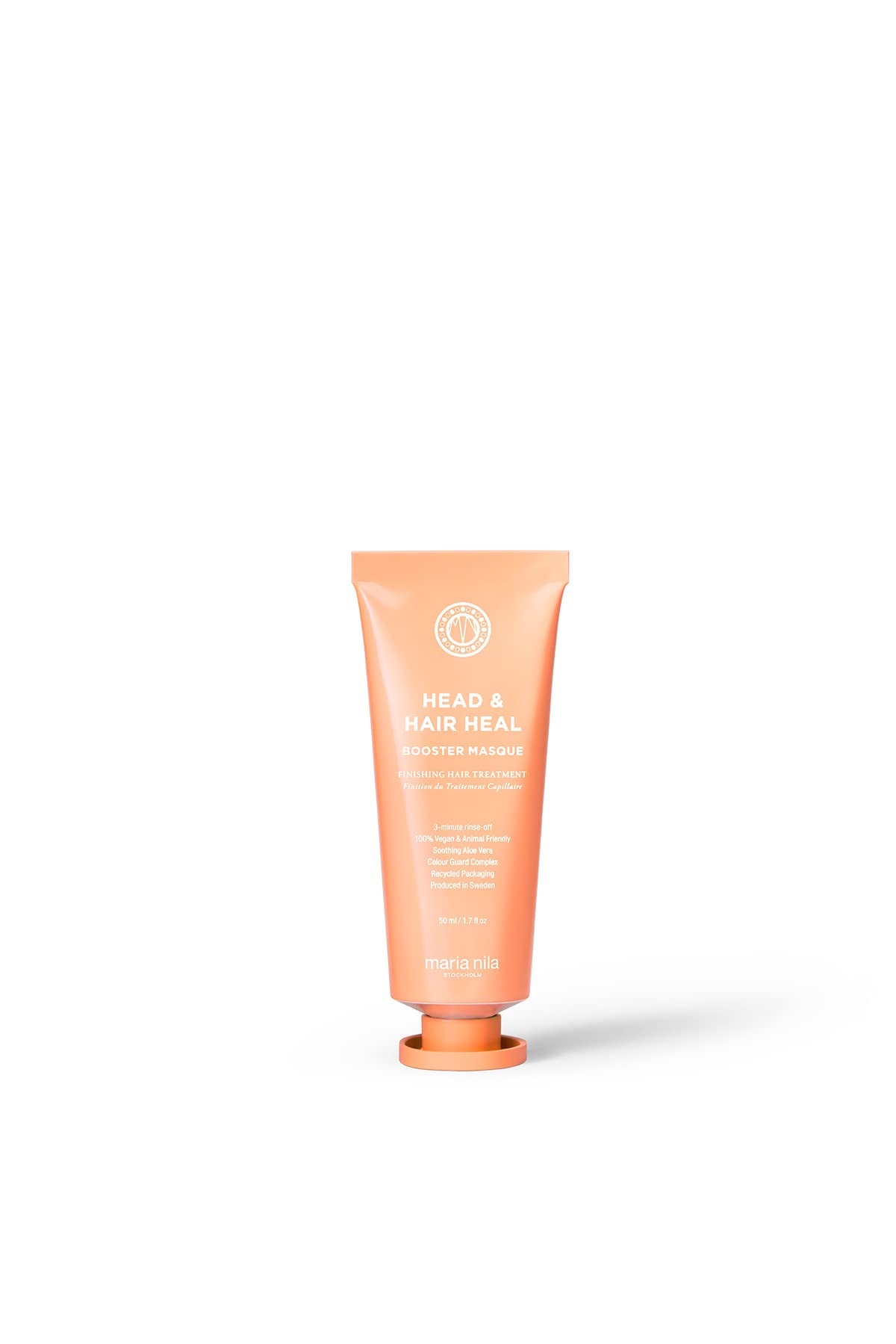 Maria Nila Head & Hair Heal, Soothing Booster Mask for Dry & Itchy Scalp, Calming Aloe Vera & Piroctone Olamine Properties Moisturises/Soothes Scalp Preventing Flakiness, 1.7 Fl Oz