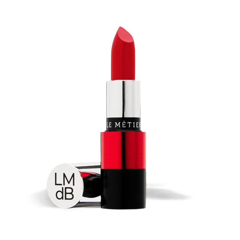 MĒTIER Matte Lipstick, Long-Lasting, Highly Pigmented Color, Infused with Argan Oil & Vitamin E (New York - classic red)