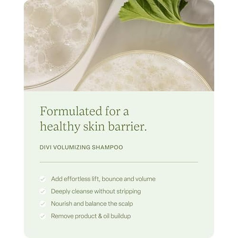 Divi Healthy Hair Goals Bundle - 30ml Hair Serum, 2 Fl Oz Volumizing Shampoo, & 2 Fl Oz Volumizing Conditioner