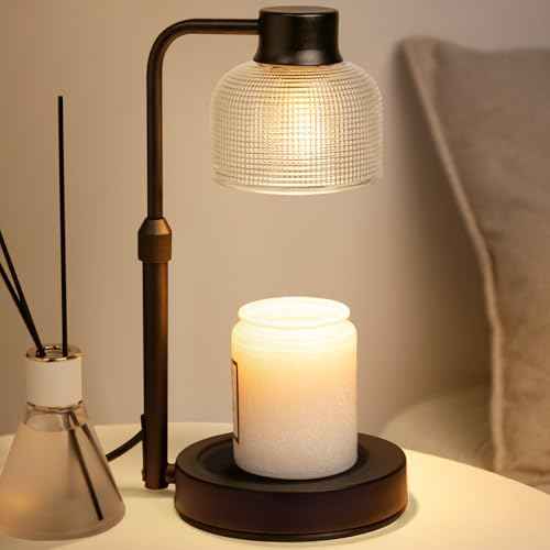 KLL Candle Warmer Lamp with Timer: Christmas Gifts for Women - Birthday Gifts for Women Mom - House Warming Gifts New Home Decor - Vintage Home Decor for Scented Jar Candle