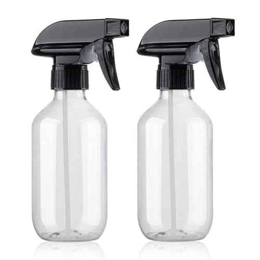Teyssor Spray Bottles Water Spray Bottle 2 Packs- BPA Free -10 oz/300 ml Plastic Refillable Containers Fine Mist Small Spray Bottle with Adjustable Nozzle for Hair, Cooking, Cleaning