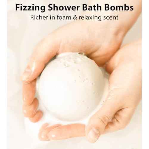 Magnesium Bath Bombs Post Workout Recovery Sore Muscles Tension Epsom Salt Luxury Bubble Bath Spa Essential Oil Infused Bath Bombs Vanilla Cinnamon Orange Perfect Stocking Stuffers Gift