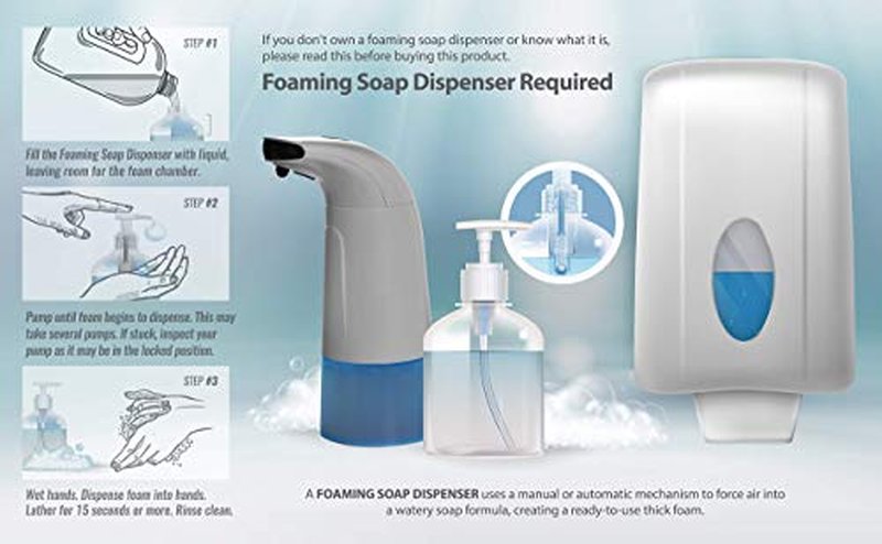 Bastion Foaming Antibacterial Hand Soap Refill - Pina Colada Scent | 1 Gallon Moisturizing Hand Wash for Home & Office