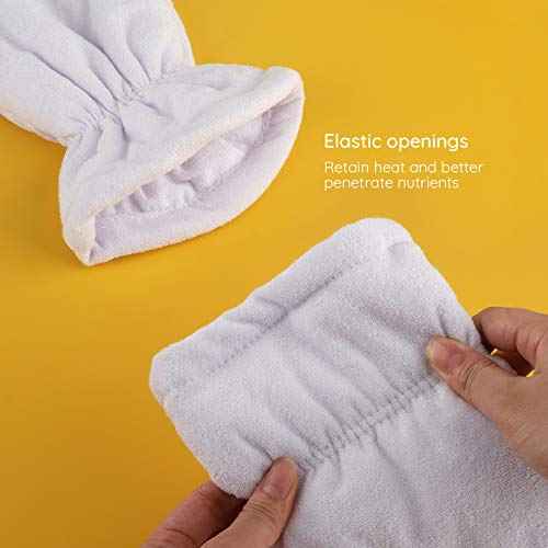 Paraffin Wax Mitts, Segbeauty Thick Paraffin Heated Hand SPA Mittens for Women, Paraffin Baths Gloves for Hot Wax Hand thera-py Paraffin Thermal Treat-Ment SPA Wax Warmer Paraffin Wax Machine