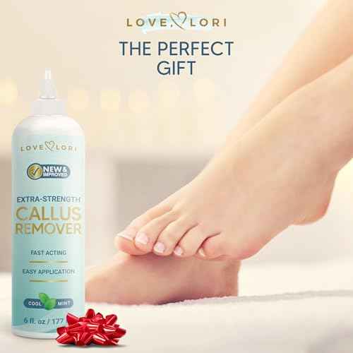 Callus Remover for Feet (Extra Strength) Foot Callus Remover Gel - Feet Scrubber, Pedicure Spa Tools, 6oz