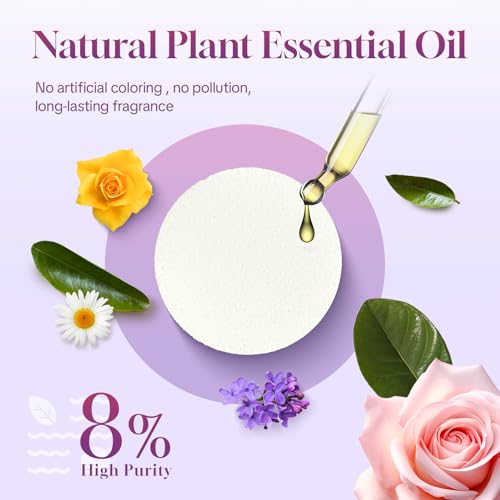 Shower Steamers Aromatherapy 8 Pack - 8% Natural & Organic Essential Oils,Women/Men Spa Steamer, Lingering Intense Aroma Gifts for Women & Men, Spa Gifts & Birthday Christmas Gift Stocking Stuffers