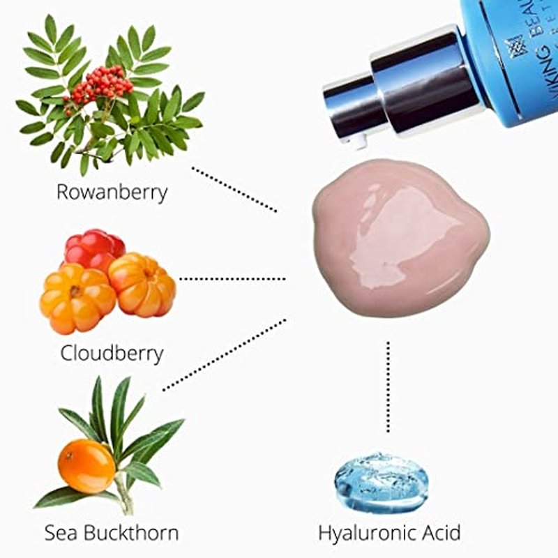 Day Cream - Anti Aging Face Cream with Nordic Antioxidant Berries - Face Moisturizer with Hyaluronic Acid to Replenish Lost Moisture - 1 Fl Oz