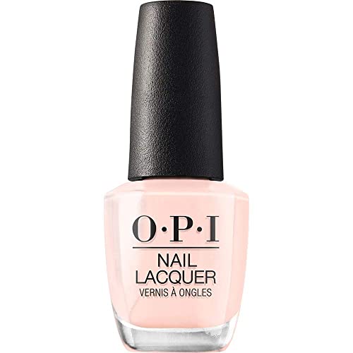 OPI Nail Lacquer Nail Polish | Sheer Light Nude Pink Cr?me Chip Resistant Nail Polish | Fast Drying, Streak Free