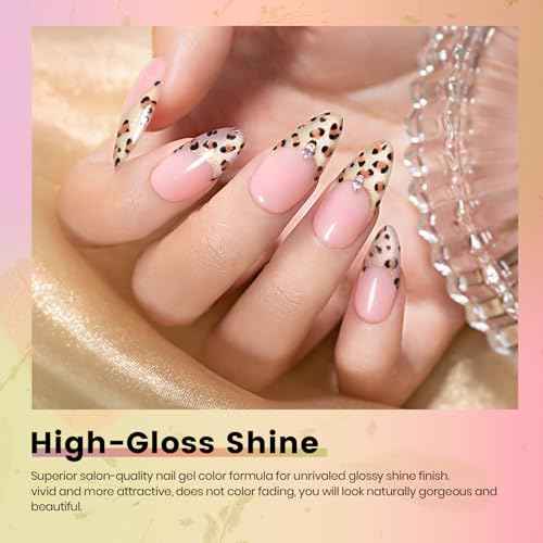 RARJSM Gold Glitter Cat Eye Gel Nail Polish Set 6Pcs Nude Pink Light Purple Brown Gray Green Velvet Ice Jelly Glitter Cateye Gel Polish with Magnetic Stick UV LED Curing Require Home Salon Nails