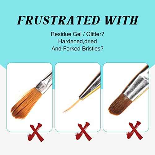 LOUINSTIC Acrylic Nail Brush Cleaner - Quickly Clean Gel/Acrylic Nail Brushes, Paint Brushes, Airbrushes, Art Tools, Nail Brush Cleaner Conditioner Preserver and Restorer 4 OZ