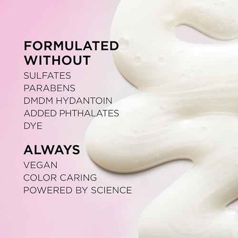 L'Oreal Paris Glossing Sulfate Free Shampoo with Glycolic Acid, Hair Care for Lasting Shine and Smoothness for Dull, Dry Hair, EverPure, 6.8 Fl Oz