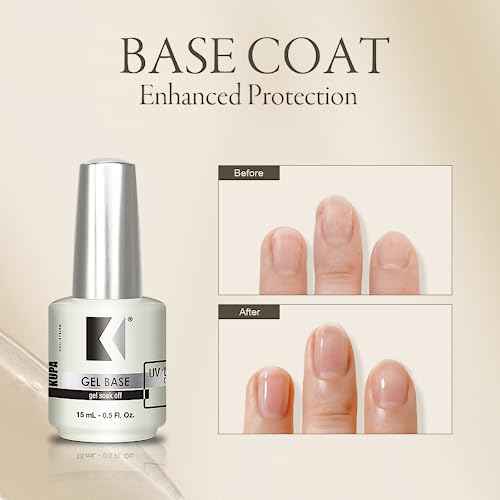 KUPA GelFinity - Soak Off Gel - Base Coat 0.5 Fl Oz