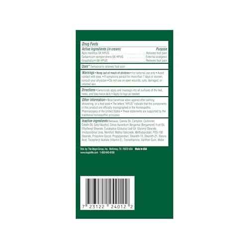 MagniLife DB Pain Relieving Foot Cream, Calming Relief for Burning, Tingling, Shooting & Stabbing Foot Pain, Moisturizing Foot Cream Suitable for Diabetic and Sensitive Skin - 2 Packs of 4 oz Jars