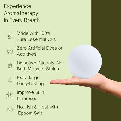 Magnesium Bath Bombs Gift Set with Essential Oils ? XL Aromatherapy Fizzies for Relaxation, Muscle Recovery & Stress Relief ? Epsom Salt, Lavender & Arnica ? Luxury Christmas Spa Gift for Women & Men