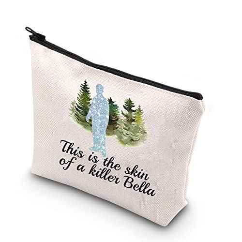 WCGXKO Movie Show Inspired Gift This Is The Skin Of A Killer Bella Zipper Pouch Makeup Bag for Fans (This is the skin)