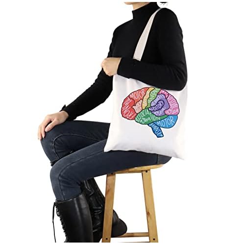 G2TUP Brain Anatomy Gift Neuroscience Cosmetic Bag Neurology Nurse Makeup Bag Nursing S-tudent Anatomical Layout Brain Zipper Travel Bag