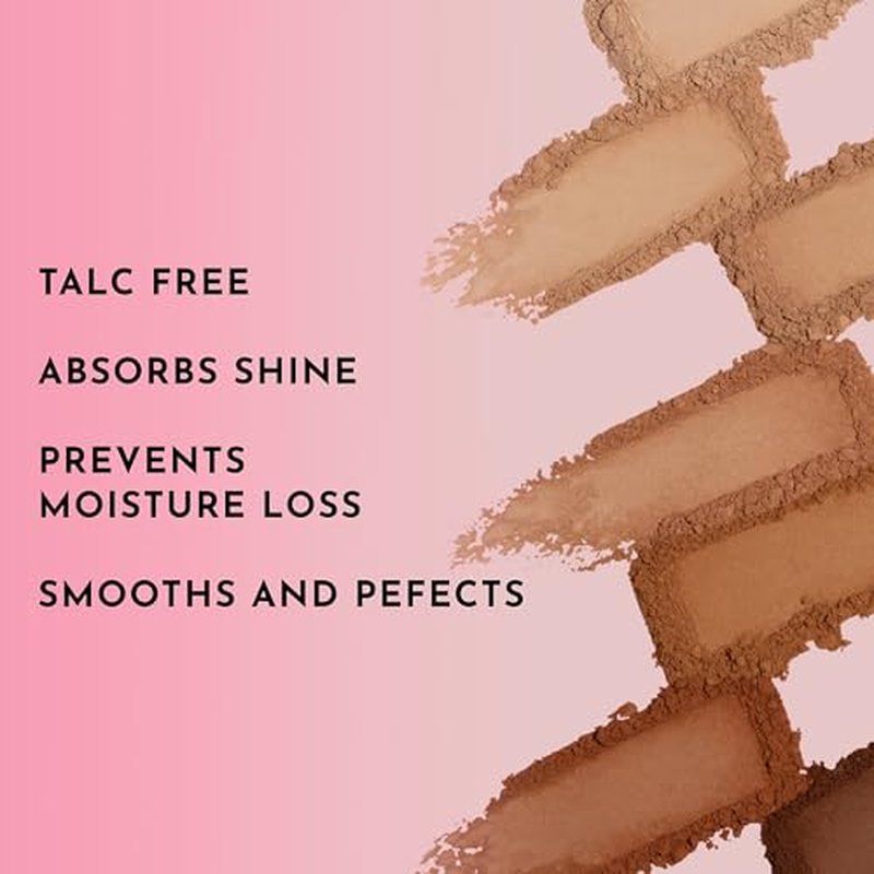LAWLESS Women's Talc Free Skin Smoothing Powder, Light Medium, Tan, 0.34 Ounce (Pack of 1)