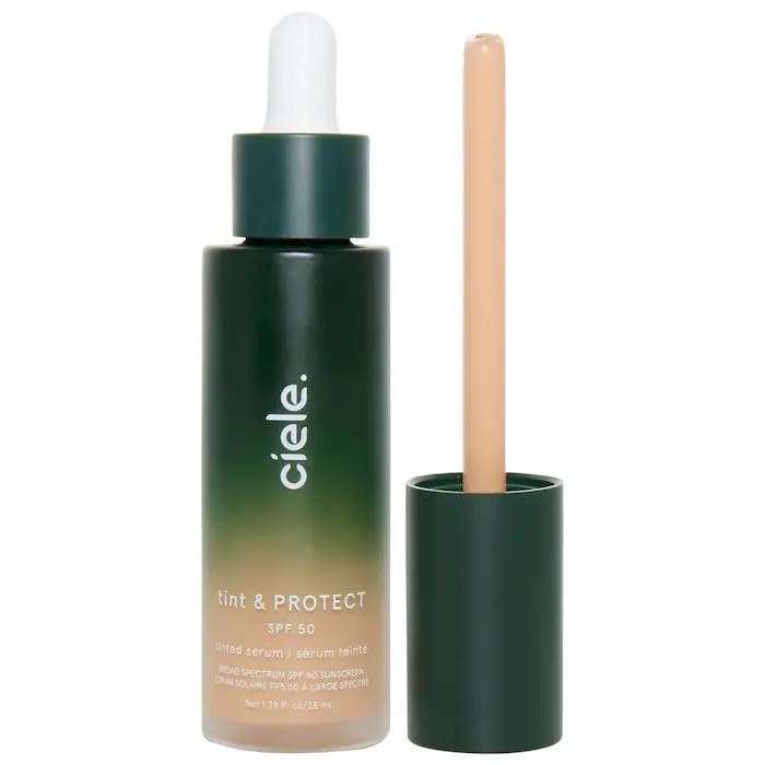 Ciele Tint & Protect SPF 50+ Tinted Serum Foundation - Light Medium | Lightweight Coverage