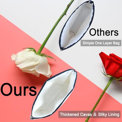 55th Birthday Gifts for Her Women, Happy 1970 55th Birthday Decorations Makeup Bag, Anniversary 55 Year Old Gift Ideas for Wife, Sister, Mom, Aunt, Cosmetic Travel Pouch for Mothers Day, Christmas