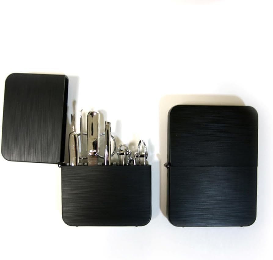 Three Seven (777) Korean Nail Clipper Set - 7-Piece Travel Manicure Kit, Made in Korea