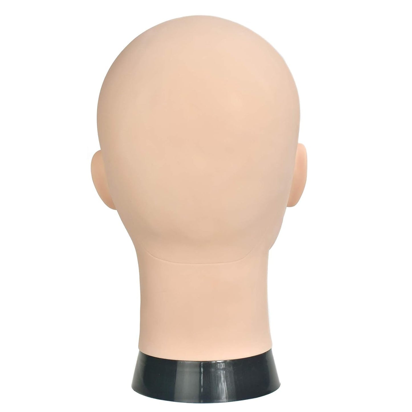 Professional Cosmetology Mannequin Head - Female Bald Wig Display, Hat & Glasses | Includes Clamp