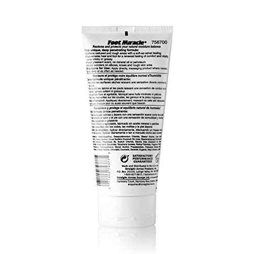 Foot Miracle Cream (6 oz Tube) ? Practitioner Strength, Deep-Penetrating Formula for Soft, Smooth Heels & Rough Skin