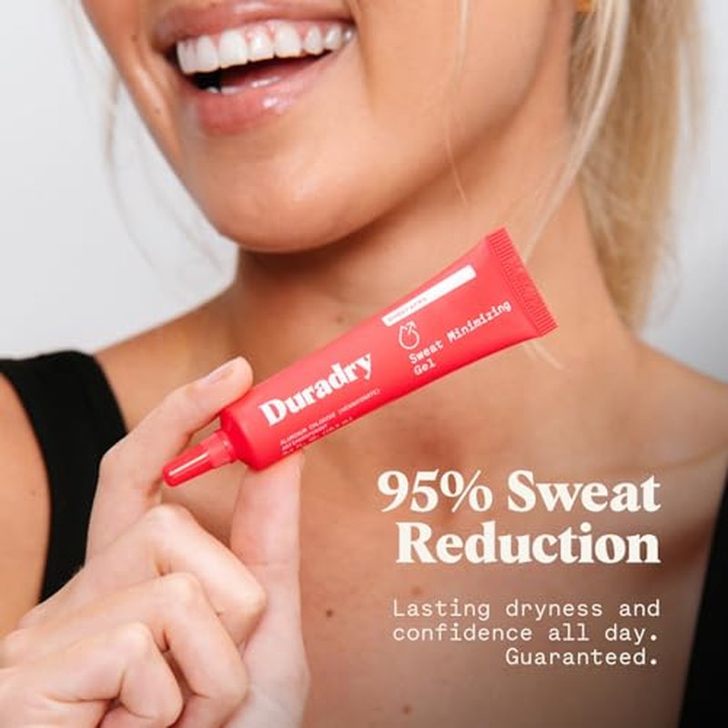 Sweat Minimizing Gel Antiperspirant for Men and Women - Prescription-Strength, Formulated for Excessive Underarm Sweating and Hyperhidrosis - 0.4 Fl Oz (Pack of 3)