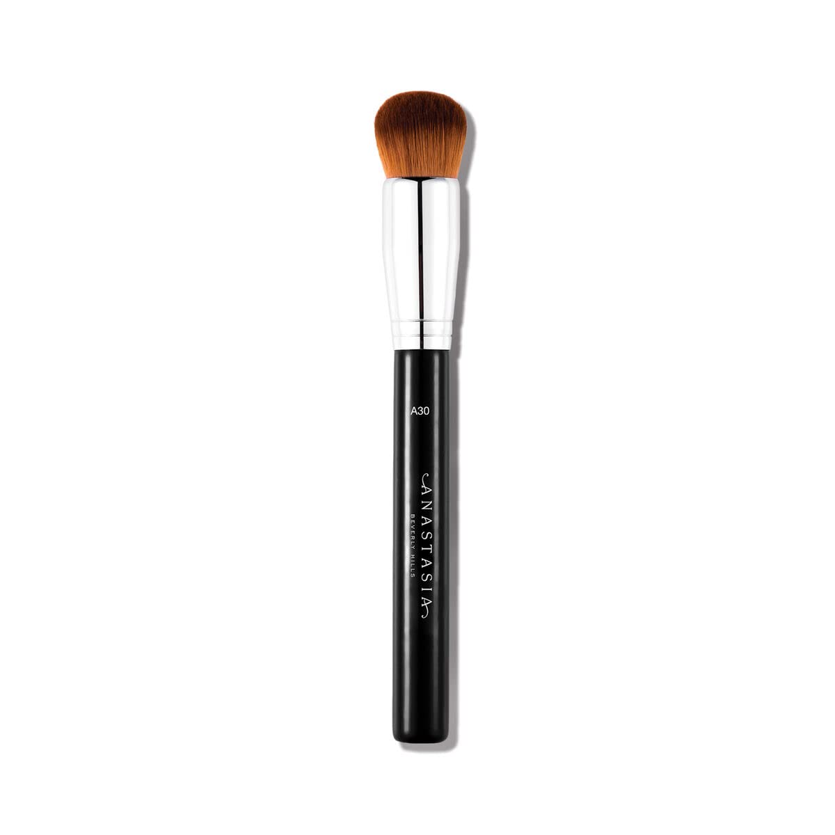 Anastasia Beverly Hills A30 Pro Brush - High-Performance Synthetic Domed Brush for Buffing, Blending, and Stippling Liquid and Cream Products - A30 Domed Kabuki Brush