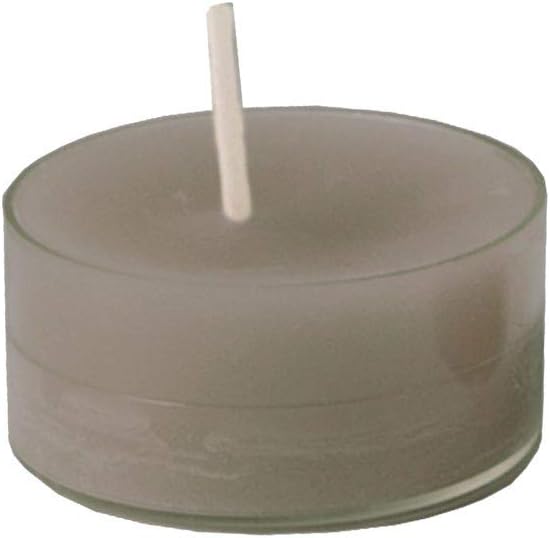 Morning Breeze Scented Tealights - Spaas 24 Clear Cup Candles, 4.5 Hour Burn Time
