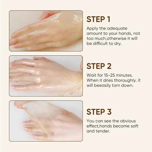Milk Honey Peel Off Hand Wax for Women Moisturizing Hydrating Hand Masks Nourishing Exfoliating Hand Film Hands Care Soft 110g