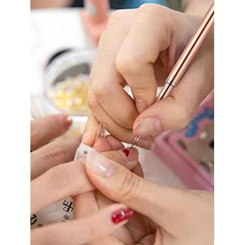 TOROKOM 3Pcs Nail Art Liner Brushes Thin Nail Art Brush Fine Nail Art Striping Brush for Nails Gel Polish Painting Design Brushes Pen Set for Striping, Detail Pattern