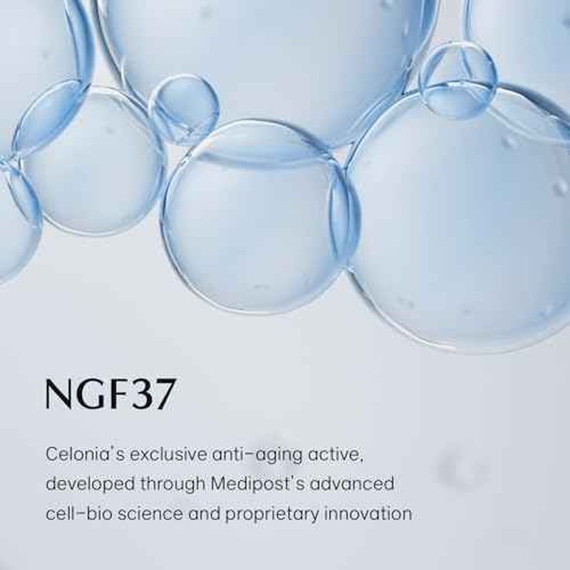 CELONIA Signature Bio Ampoule, Cell Growth Factors Face Serum, Bio Stem Cell Deep Repair Anti Aging Treatment, Reduce Fine Line & Wrinkles, Correcting Dark Spot & Redness, Minimizing Pores 35ml