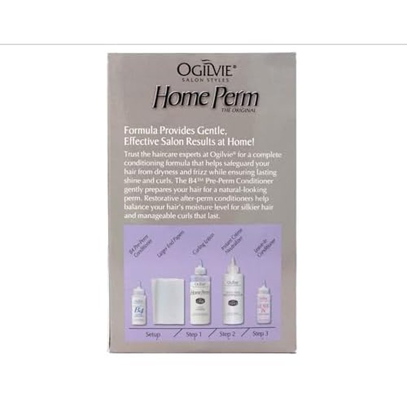 Ogilvie Home Perm For Color Treated Hair, Pack of 3
