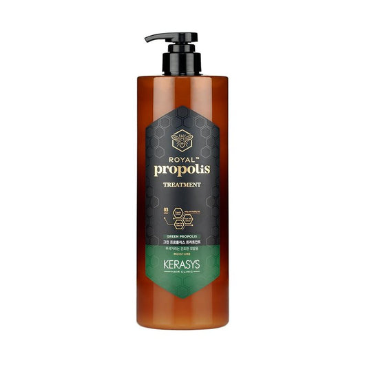 Kerasys Propolis Royal Jelly Extract Green Tea Olive Oil Shiny and Healthy Hair Propolis Green Moisture 33.8 fl oz / 1L (Treatment, 1-Pack)