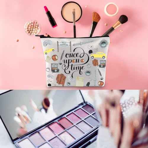 WCGXKO TV Inspired Gift TV Inspired Zipper Toiletry Bag For Welcome To Storybrooke Fans (a time)