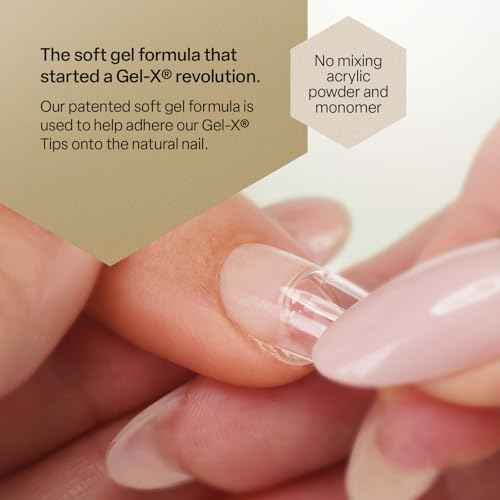 Apres Nail Extend Gel Gold Bottle | 15mL | Premium Quality | Soft Gel, Gel-X Tips Adhesive, Easy Application, Easy Removal, Soak Off, Applicator Included