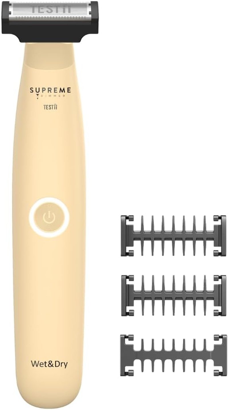 Men's Ball Trimmer & Body Groomer - Waterproof, Skin-Safe Blade | USB-C Fast Charge, 90 Min Runtime