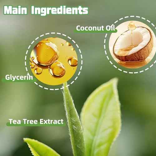 Foot Peeling Spray, Tea Tree Foot Exfoliator Spray, Vegan Botanicals, Moisturizing & Smooth Feet Skin, Gently Exfoliates Away Rough, Dry Skin, 4.06fl.oz/120ml