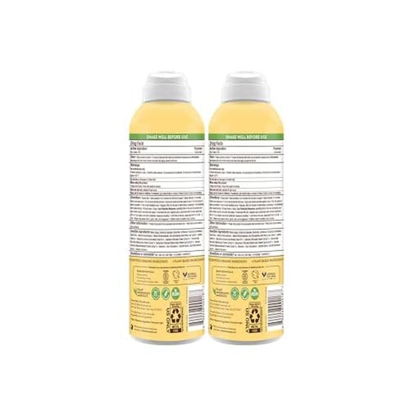Babo Botanicals Sheer Zinc Continuous Sunscreen Spray SPF30 - Natural Zinc Oxide - Extra Sensitive Skin - Water Resistant - Vegan - Fragrance-Free - Air-Powered Spray - For all ages